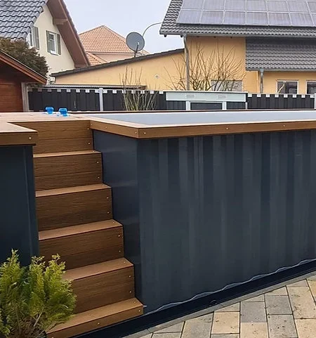 Piscina contenedor de 6,2 m x 2,5 m