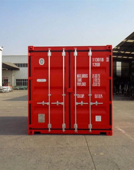 Contenedor maritimo 10 pies rojo – nuevo