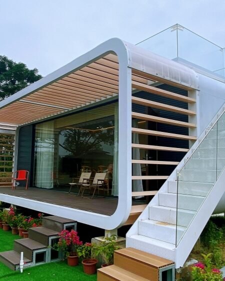 Appel Cabin VL-PB03- Casa Cápsula de Lujo, 4-8 Plazas