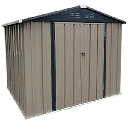 Cobertizo metálico portátil para jardín 6’x8′ – Solución robusta y segura para sus espacios al aire libre