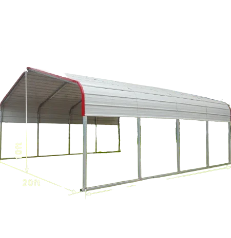 Carport de acero Golden Mount Classic – Protección elegante y duradera para sus vehículos