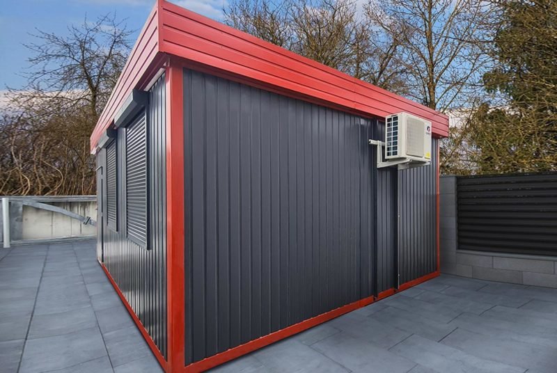 Contenedor de oficina doble (29,4m²) con baño - Imagen 5