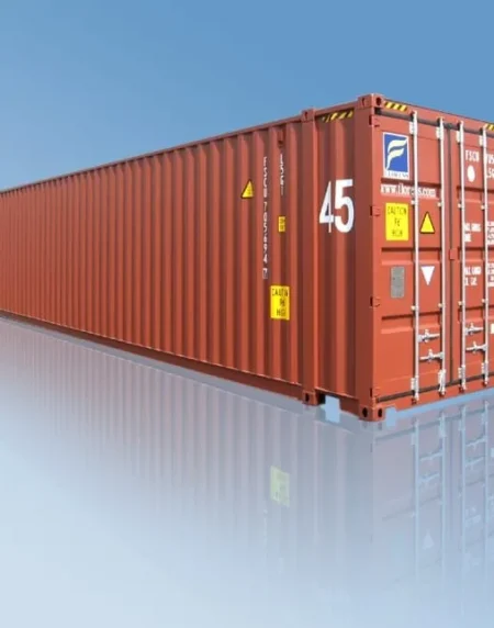 Contenedor marítimo High Cube 45 pies – Máxima capacidad y seguridad