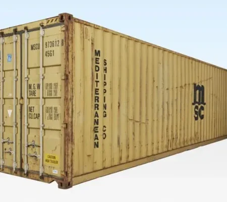 Contenedor Marítimo Usado 40 Pies High Cube – Capacidad Óptima