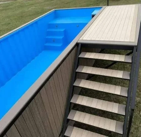 Contenedor de piscina 6 m x 2,5 m