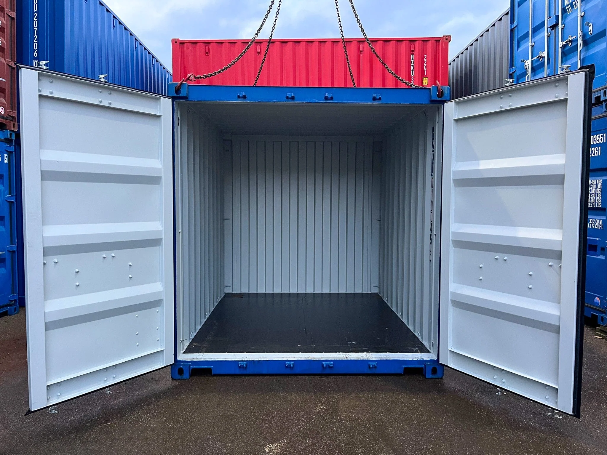 Contenedor para tractor IICL6 de 10′ (3 m) en existencia, HZKU 010 045-6 - Imagen 3