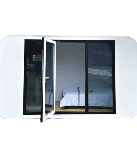 Petit Cube Palo prefabricado con inodoro – 13 pies