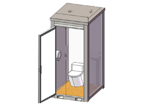 Inodoro portátil con lavabo – Ideal para eventos al aire libre - Imagen 10
